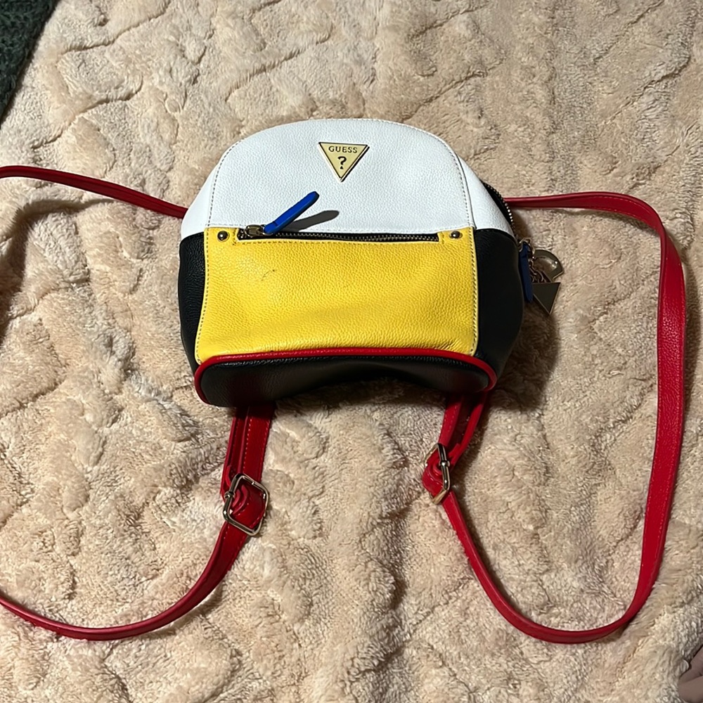 GUESS Color Block Mini Backpack